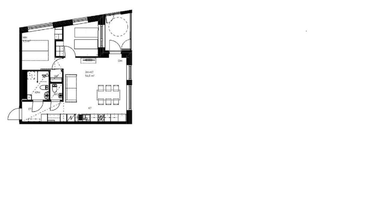 Apartment, Sleepwell, Kirstinpuisto 图尔库 外观 照片